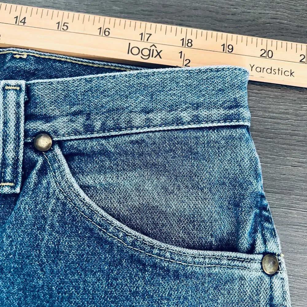 Wrangler George Strait Jeans Mens 40X34 Blue Denim Pants Cowboy Cut Western Work